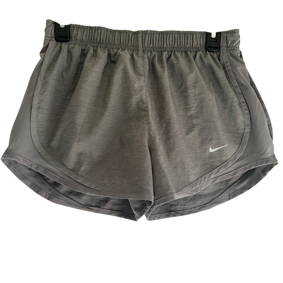 Nike Dri-FIT Running Shorts Womens Small Gray Athletic Gym Training - Picture 1 of 5